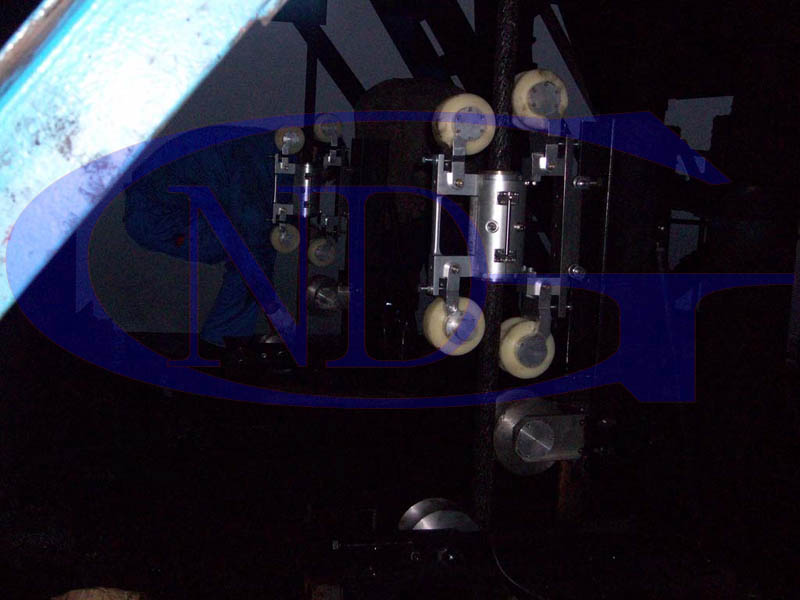 鋼絲繩無損在線監(jiān)控現場