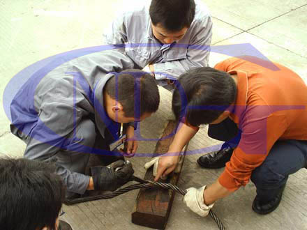 鋼絲繩無損探傷現(xiàn)場(chǎng)試驗(yàn)