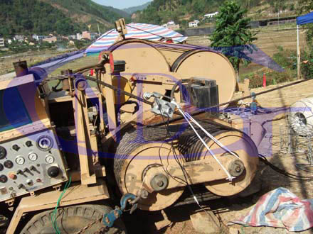 知名企業(yè)鋼絲繩無損探傷現場